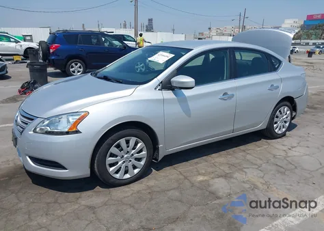 2015 Nissan Sentra Sv из США, поврежденный, VIN 3N1AB7AP8FL695720